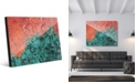 Creative Gallery Splotch Teal Green Rust Abstract Acrylic Wall Art Print Collection